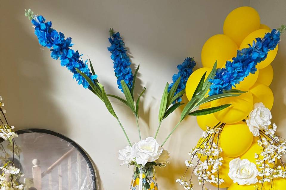 Amalfi coast inspired display