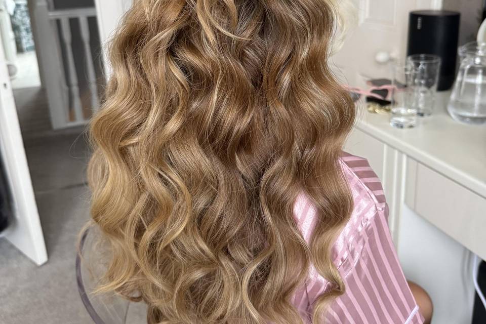 Half down with twist