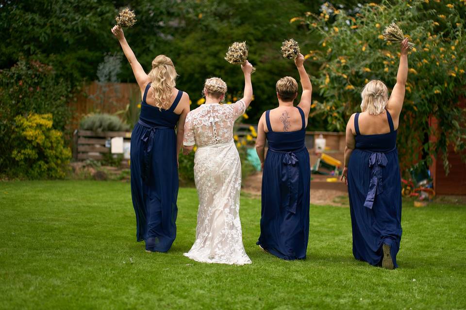 Poppy and her Bridesmaids