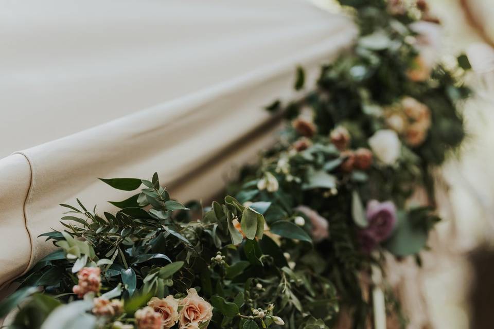 Fleur de T tipi flower garland