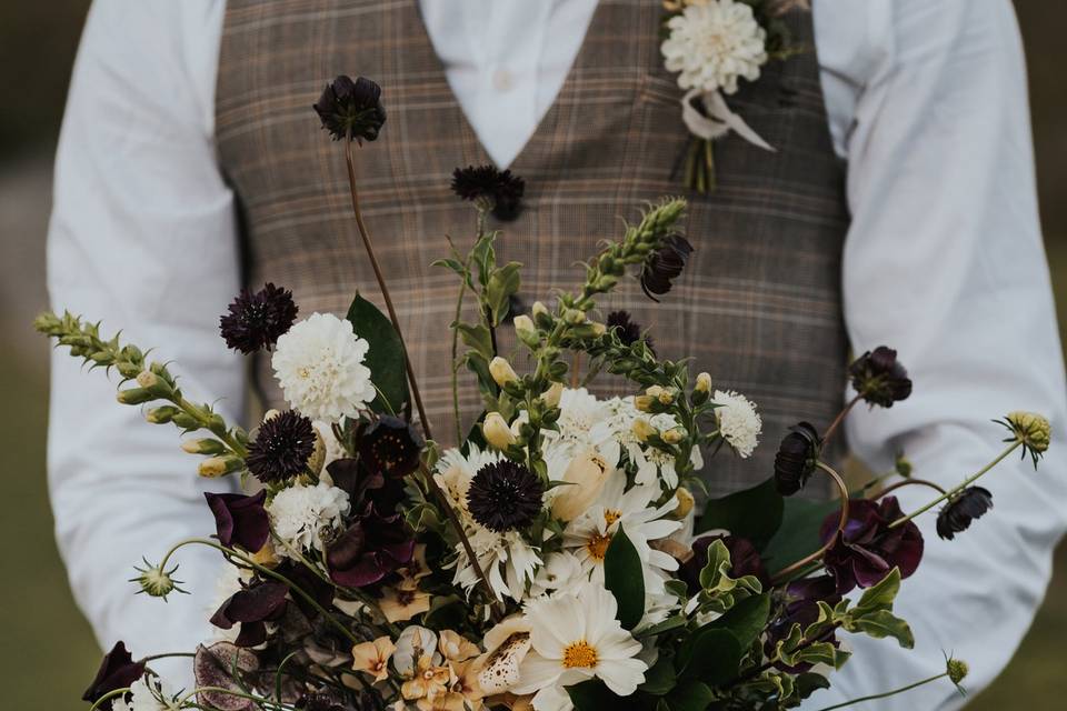 Fleur de T. bridal bouquet