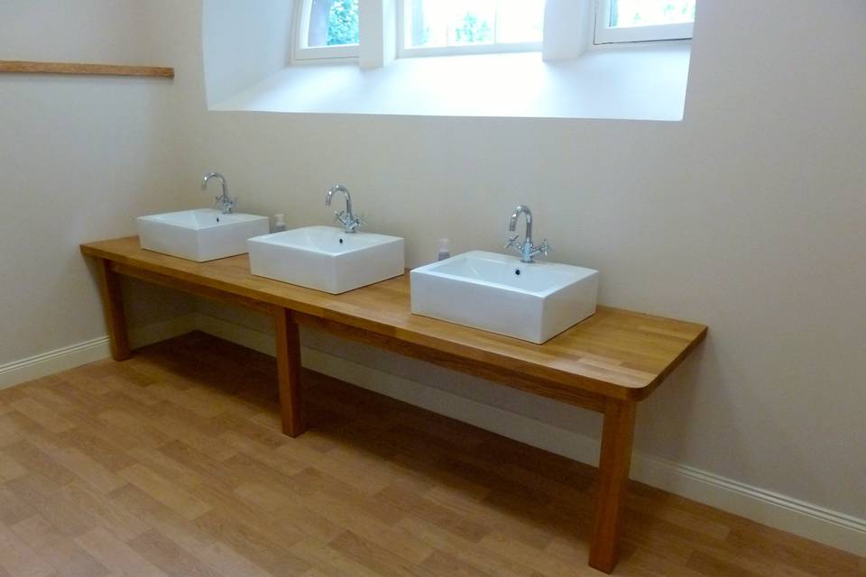 The loos at Wedderburn Barns