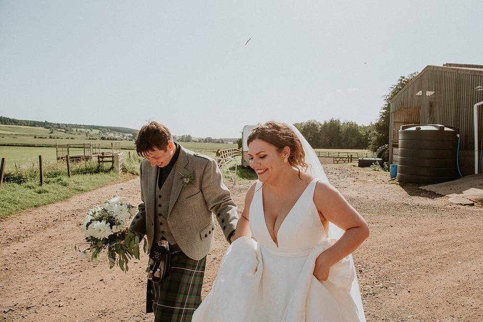 Wedding Couple at Bachilton