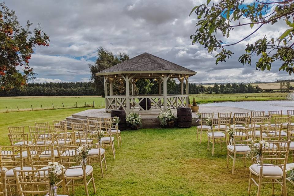 Outdoor Ceremony Set Up