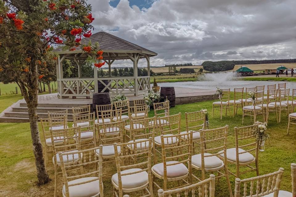 Outdoor Ceremony Set Up