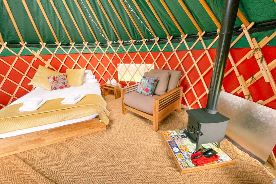 The Yurts at Bachilton Barn