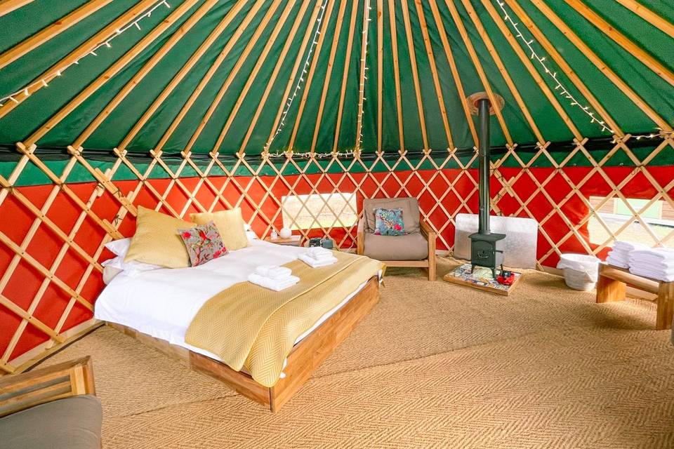 The Yurts at Bachilton Barn