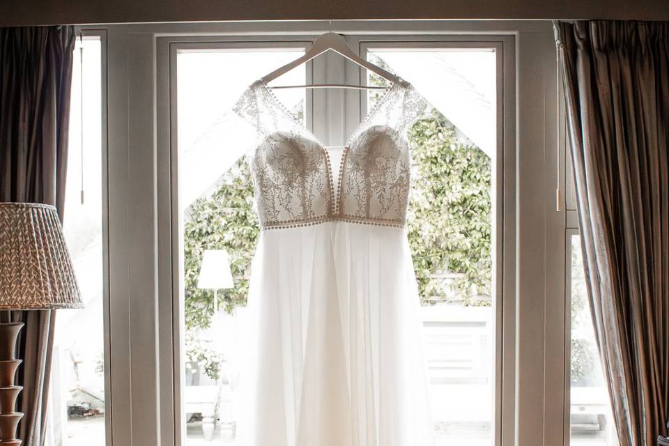 Dress in the window