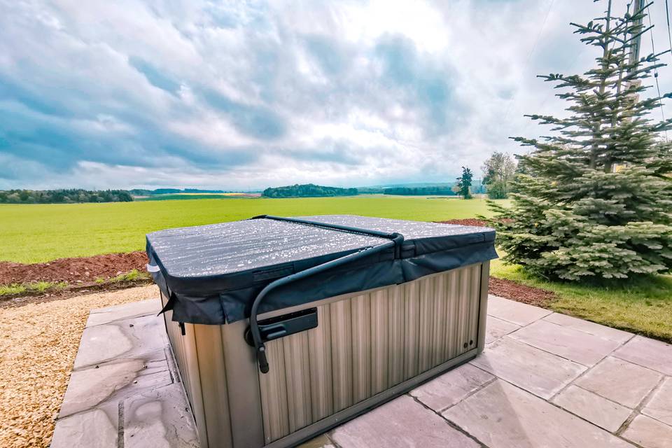 Each Cottage has a Hot Tub