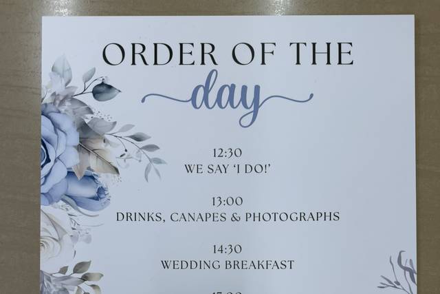 Order of the Day