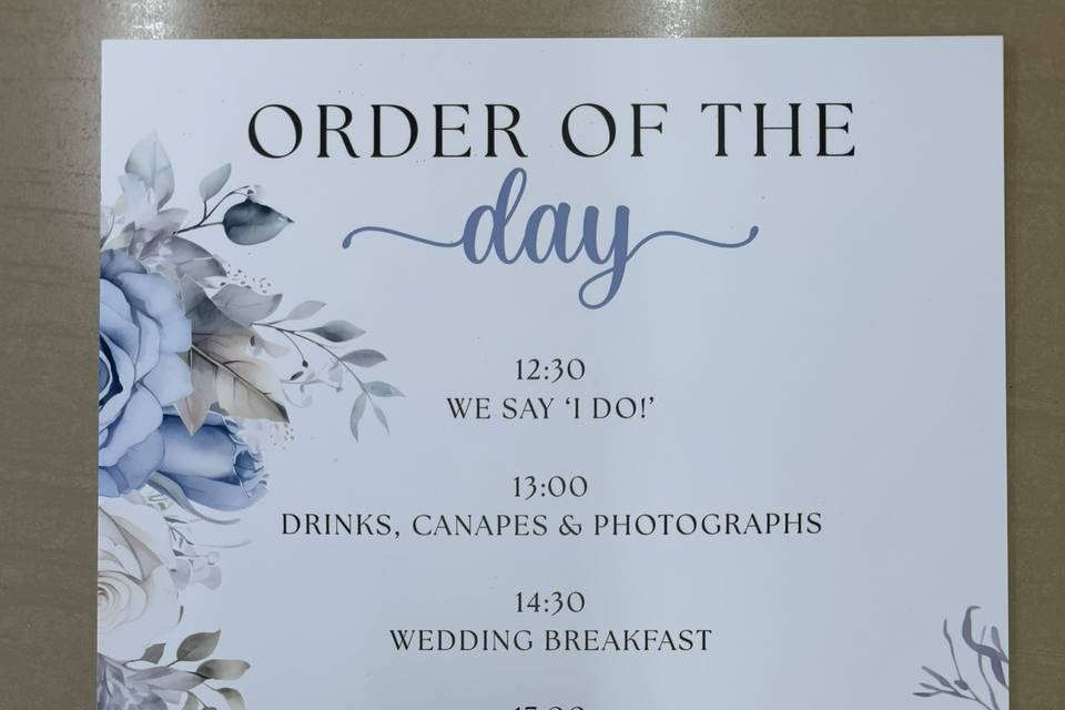 Order of the Day