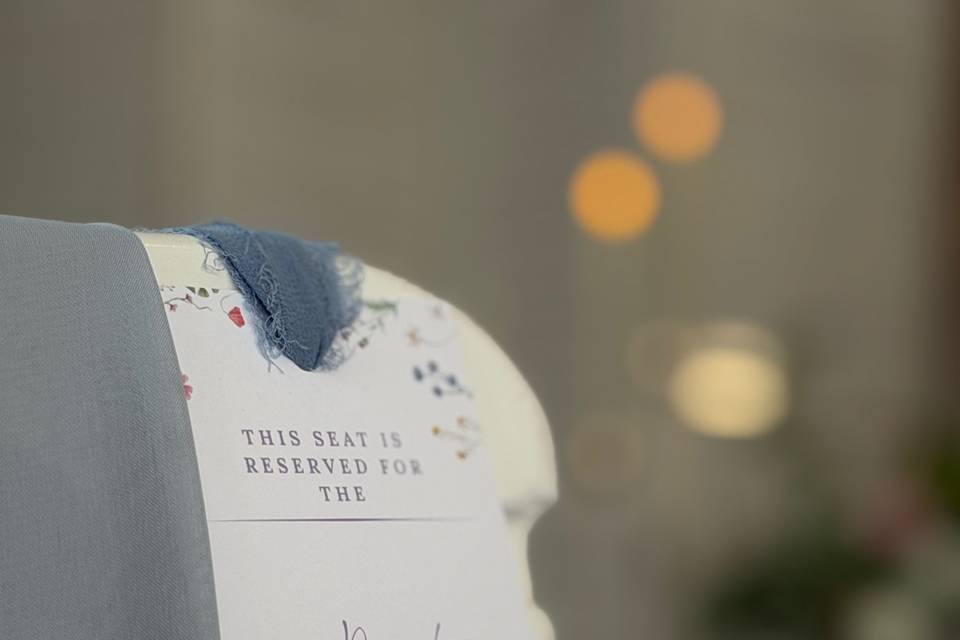 Reserved Seating Tags