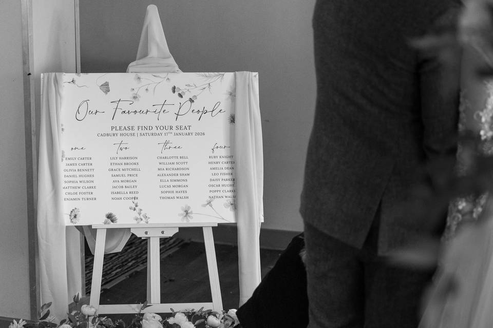 Seating Plan