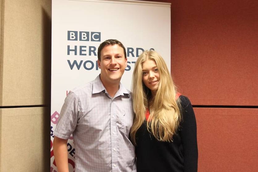 Andrew with Becky Hill