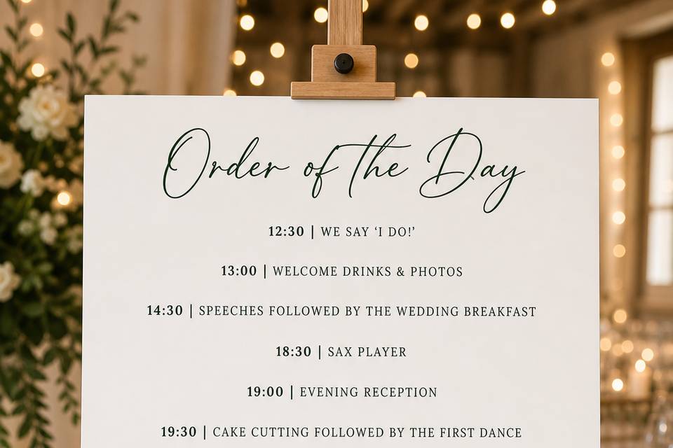 Order of the Day