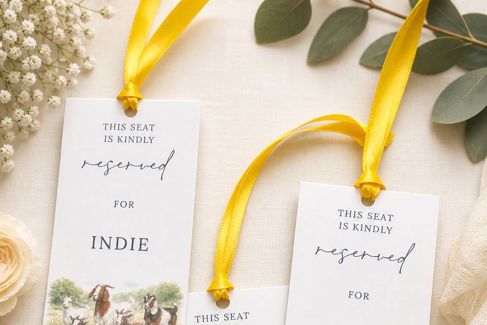 Reserved Seating Tags