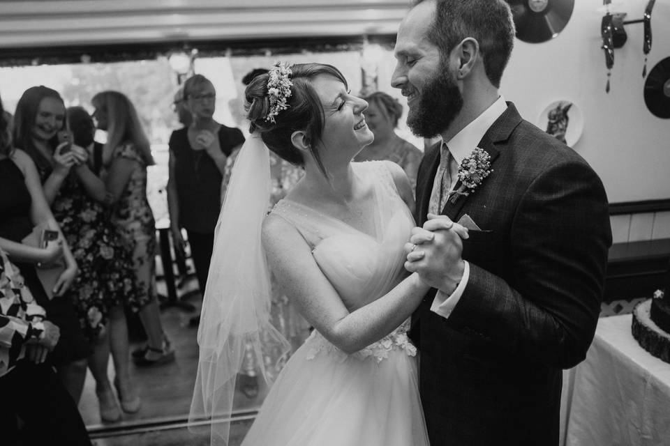 Intimate first dance