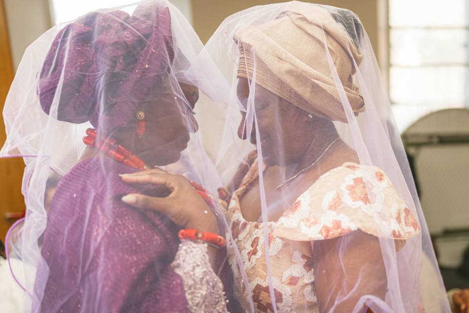 Nigerian wedding moment