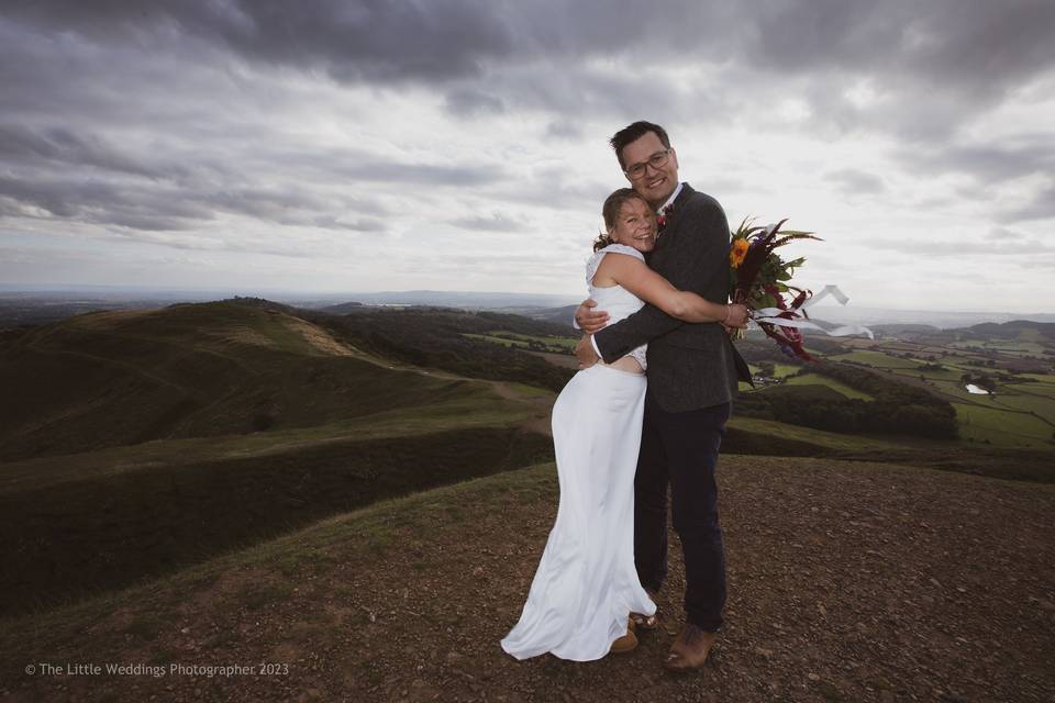 Wedding on The Malvern Hills