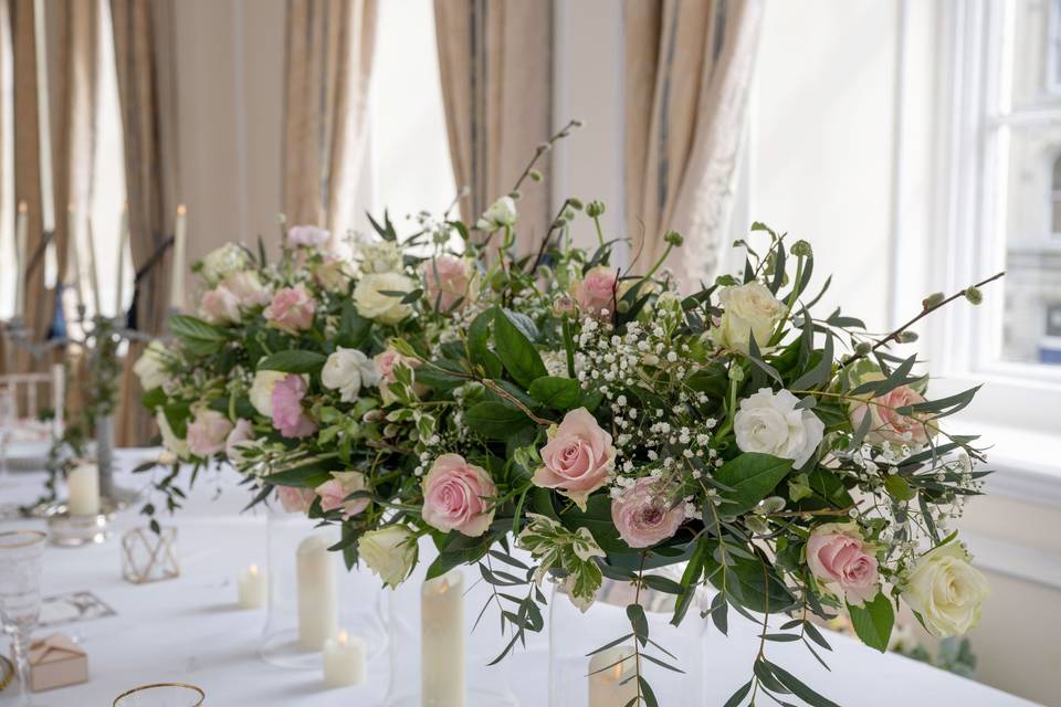 Top Table flowers