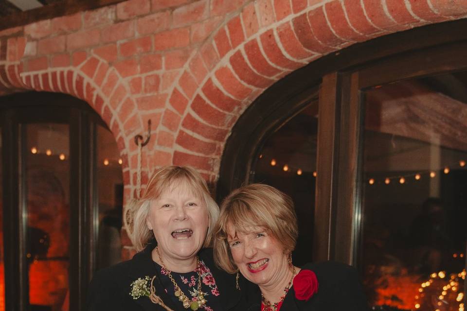 Guests enjoy party