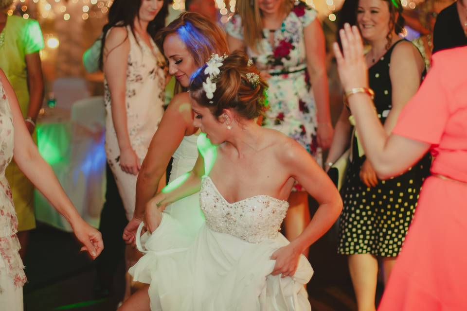Bride on the dance floor