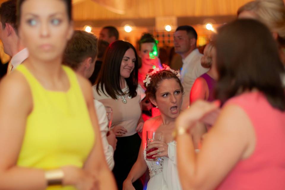 Bride on the dancefloor