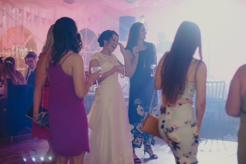 Bride on the dancefloor