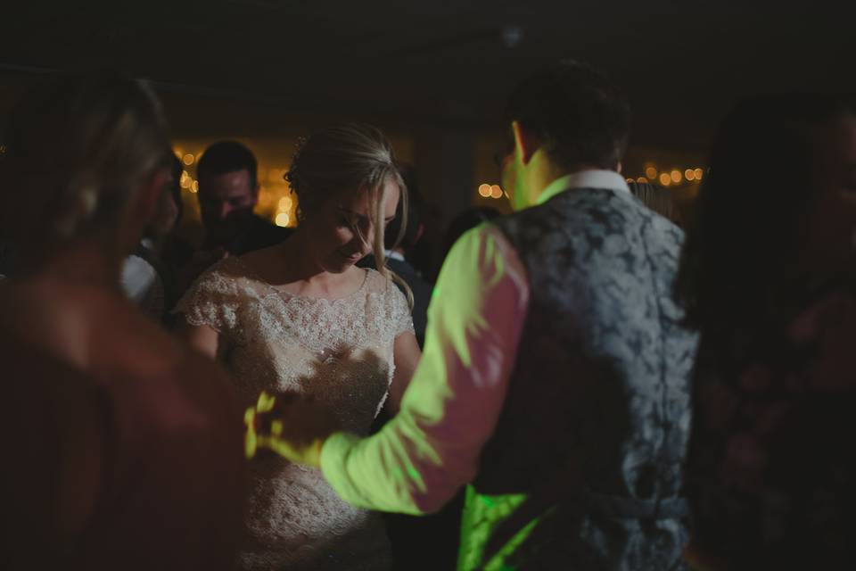 Bride and Groom dance