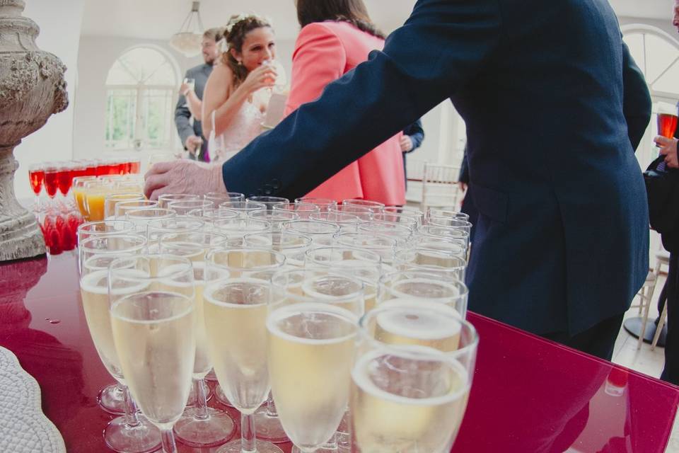 Champagne reception