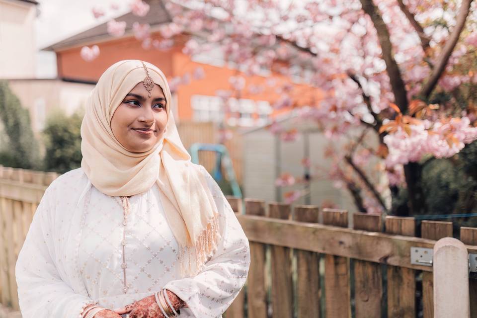 Garden Bridal Portrait