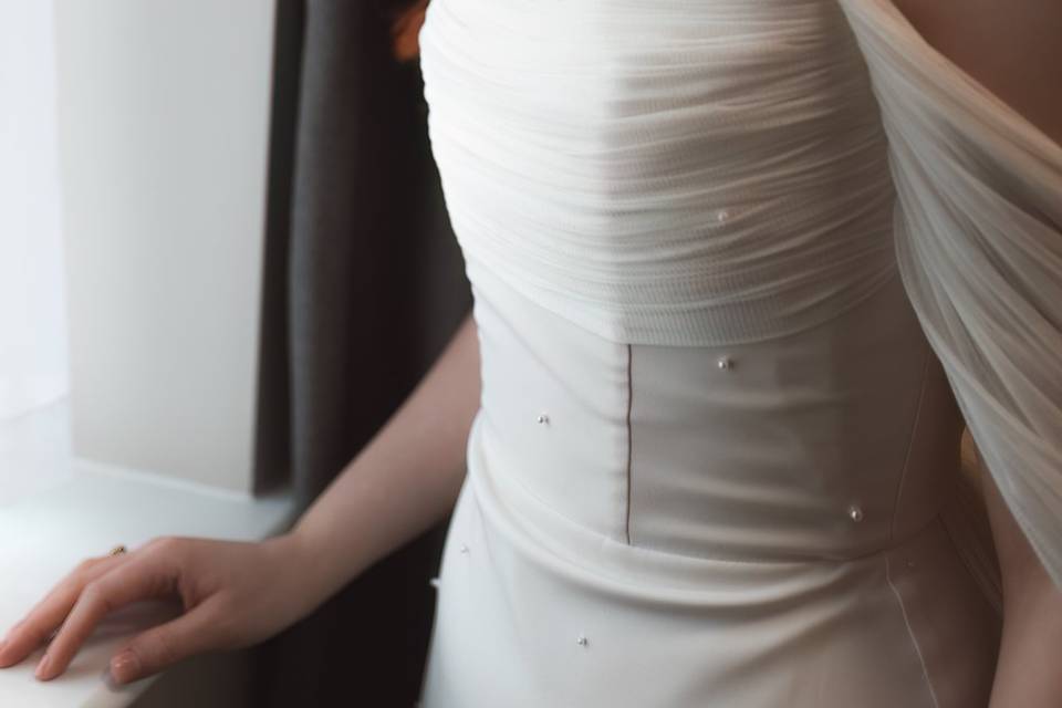 Elegant bridal portrait Leeds