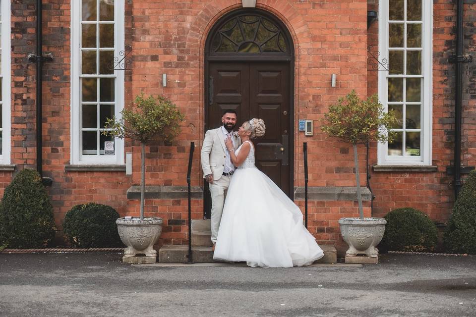 Couple at Historic Venue