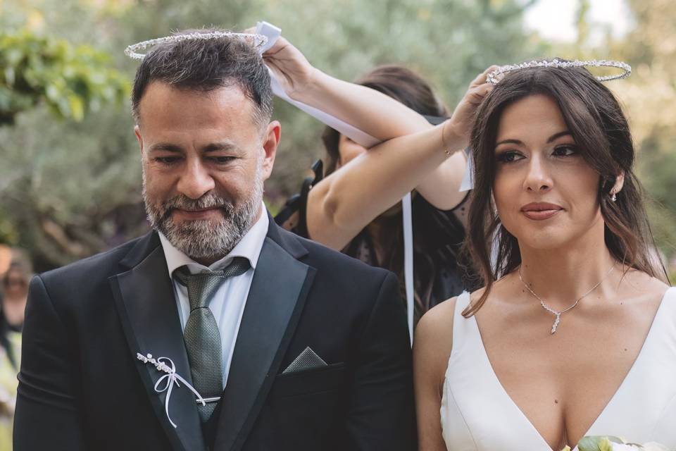 Couple at Ceremony