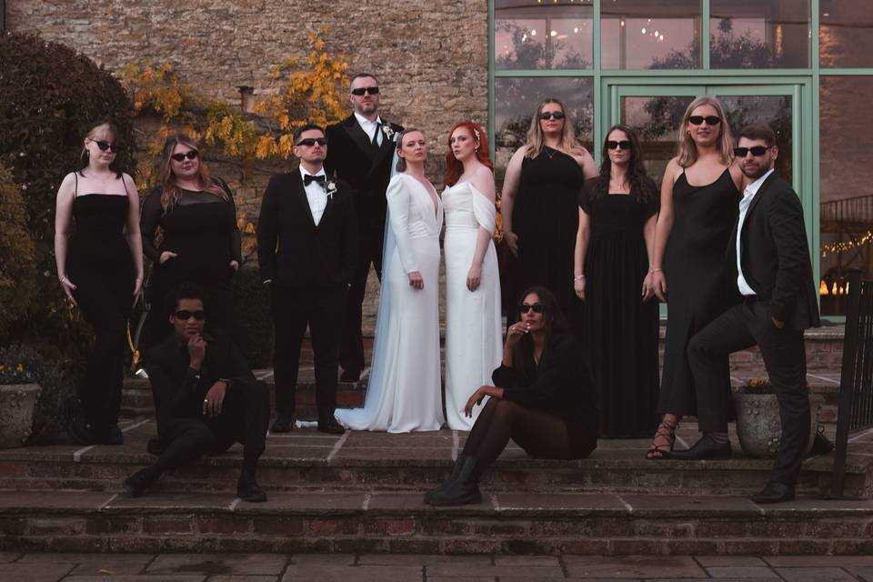 Wedding Party Formal Portrait