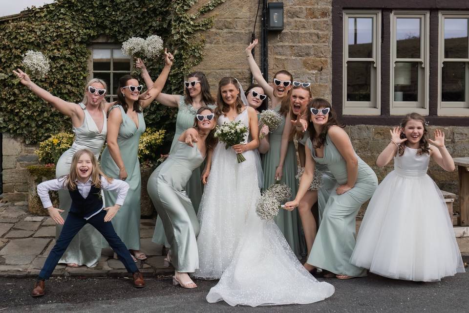 Bridesmaids Group Portrait
