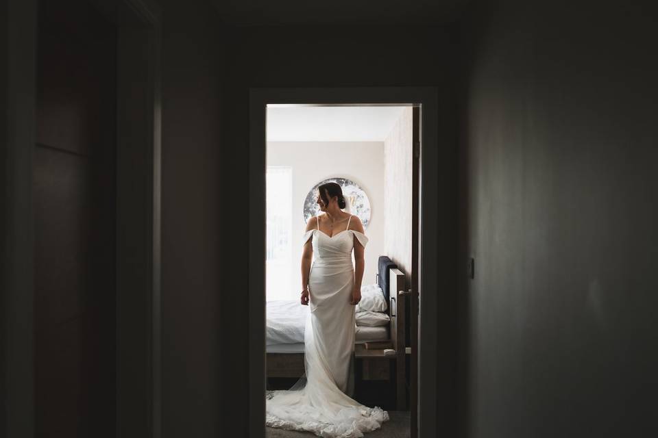 A Quiet Bridal Moment