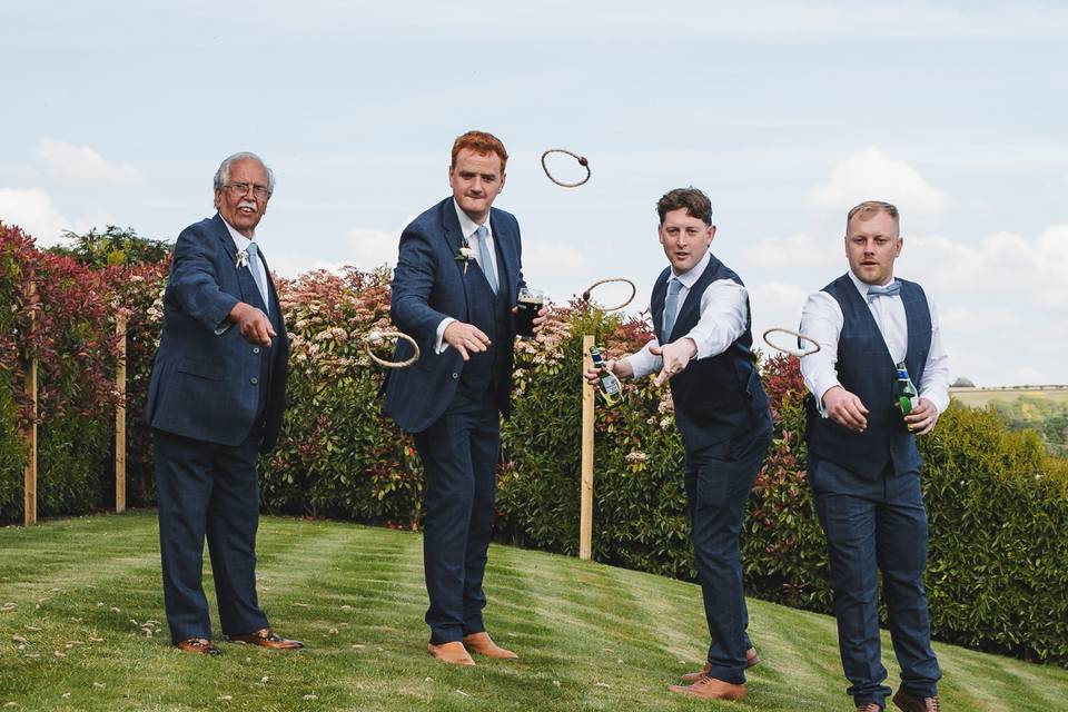 Groomsmen Garden Games