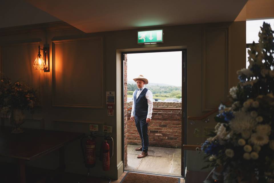 Cowboy Groom Portrait