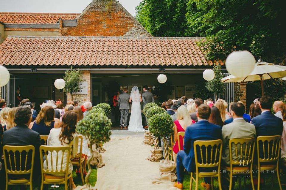 Outdoor ceremony