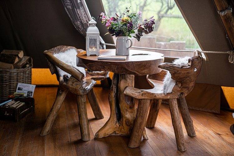 Rustic furnishings