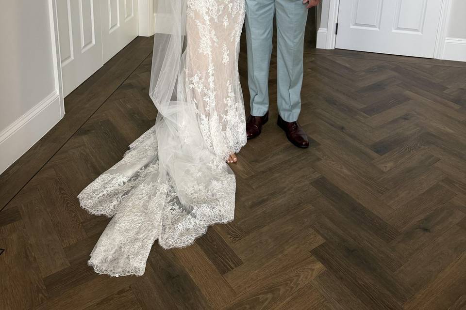 No foundation bridal makeup