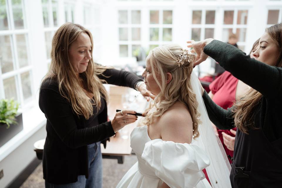 Bride MUA Hunton Park Hotel