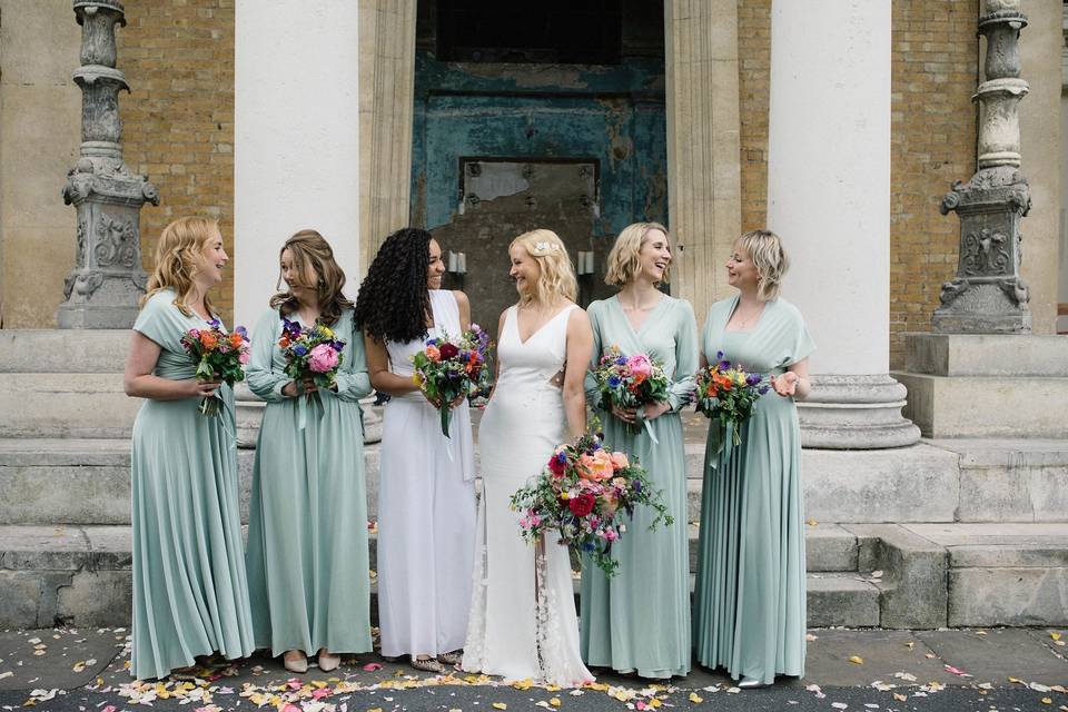 Pesh flowers, Asylum chapel