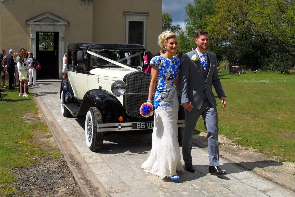 Vintage Wedding Car Scunthorpe