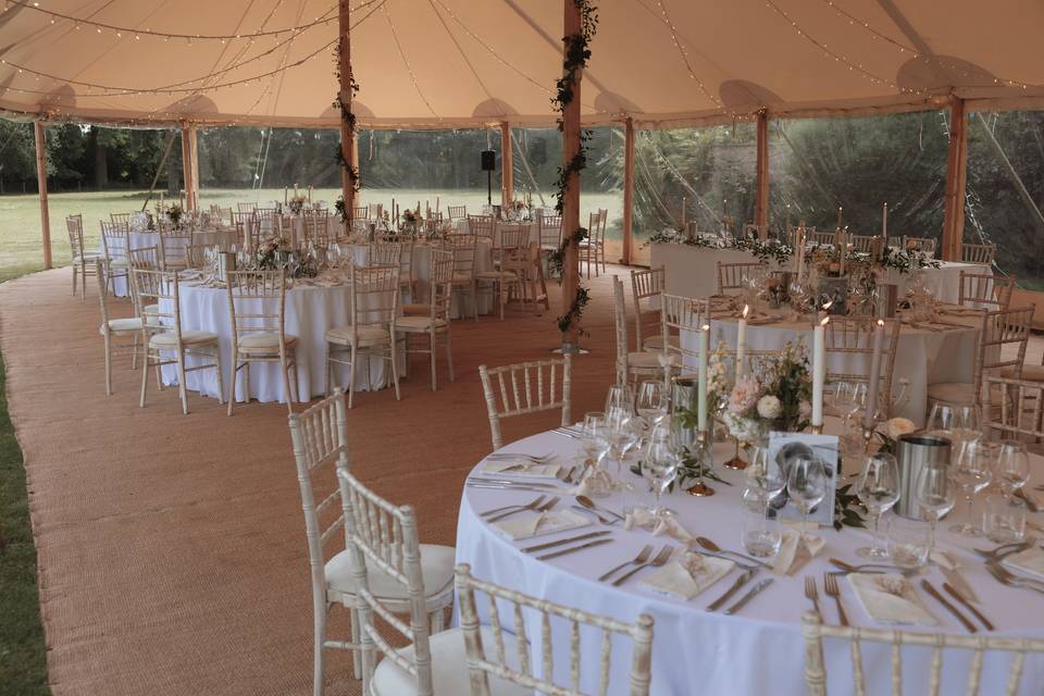 Marquee Wedding Breakfast