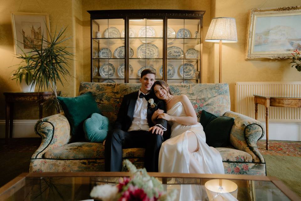 Couple shot in Drawing Room