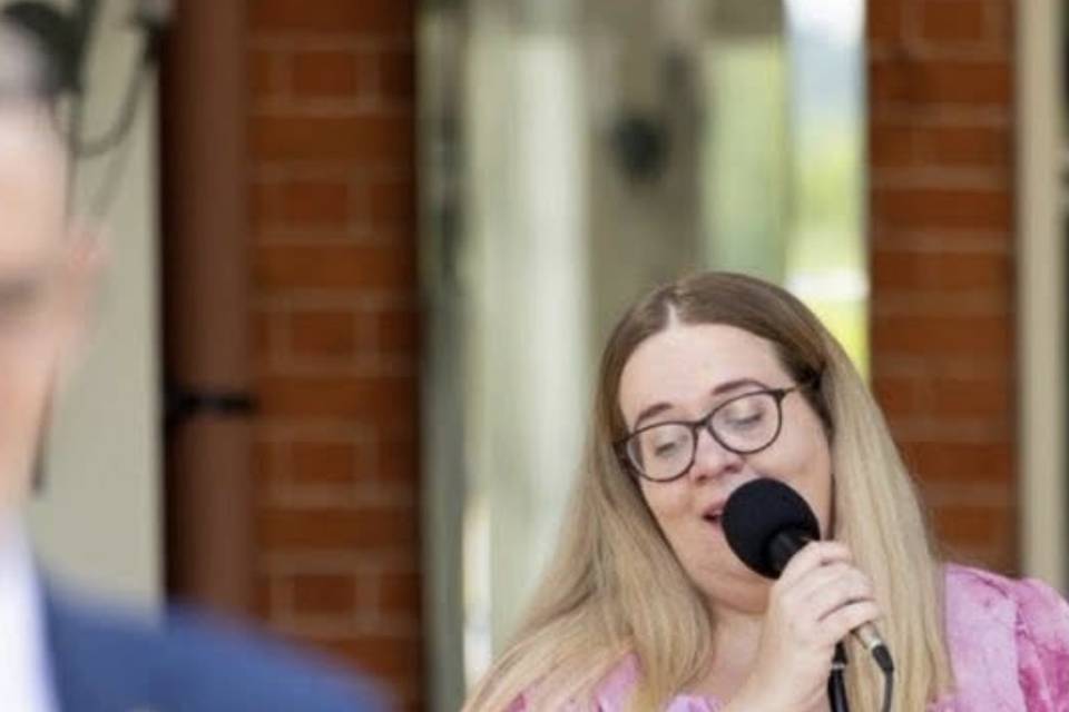 Singing at a Wedding in Burton