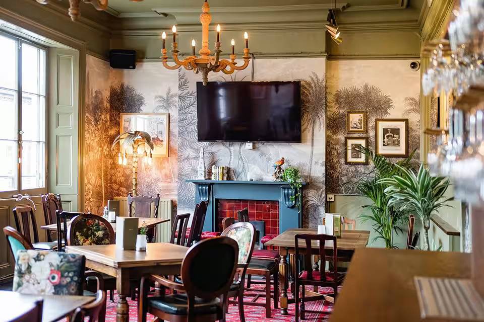 Rainforest print wallpaper