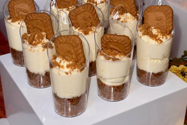 Our mini biscoff cheesecake